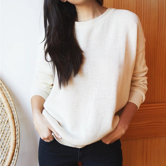 Emerson Fry CAROLYN SWEATER - IVORY ORGANIC - Picture 5 of 8